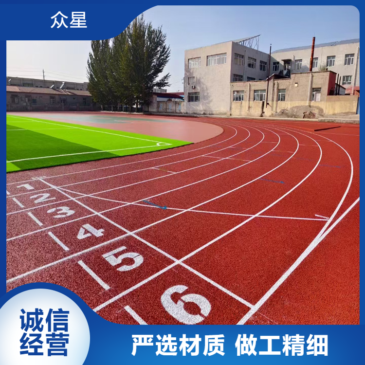 十堰市塑胶地坪学校塑胶跑道 - 厂家